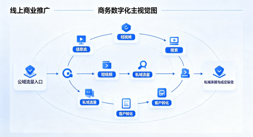 聊城线上商业推广怎么做？全域流量闭环搭建与低成本转化实战指南